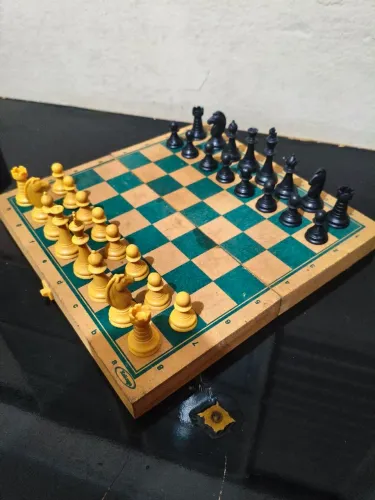 Jogo de xadrez de tabuleiro