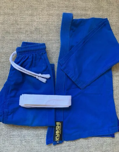 Kimono Infantil Kyoshi Azul M0