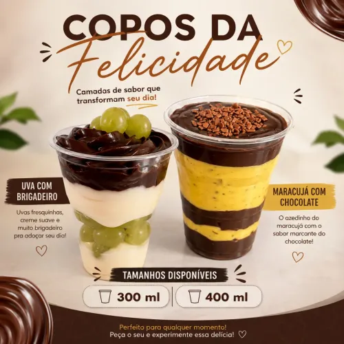 Copo da felicidade