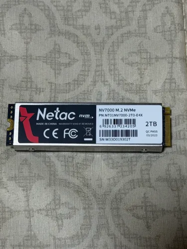 SSD m2 nv.me 2tb com dissipador de calor