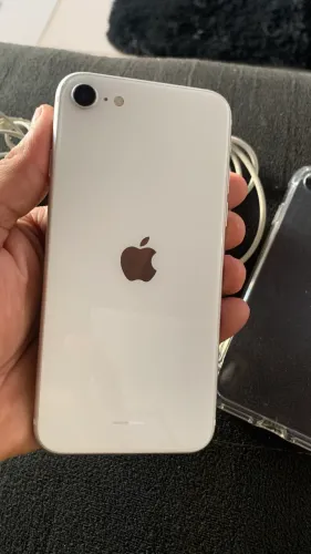 Iphone SE ios 26 biometria 2ªgeração 128gb carregador , fone e nota fiscal 