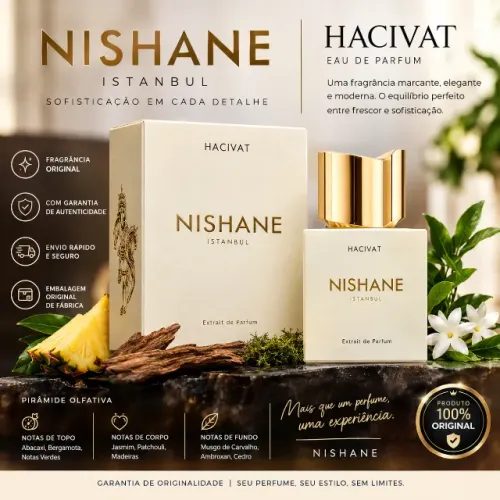 Perfume Nishane Hacivat 100ml Extrait de Parfum Original