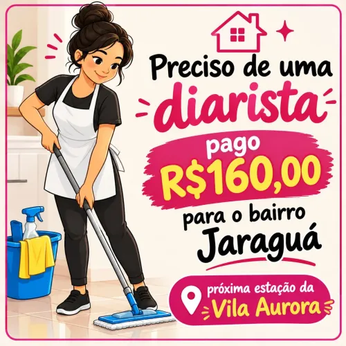 Preciso de 1 diarista