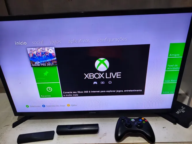 Vendo Xbox 360 funcionando perfeitamente em excelente estado acompanha