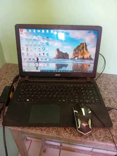 NOTEBOOK ACER, 120 GB DE ARMAZENAMENTO, 4GB DE MEMORIA RAM, WINDOWS 10, HD ATUALIZADO