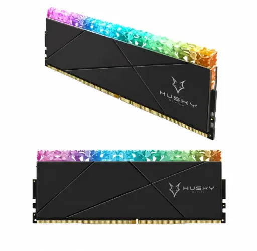 Memória RAM Husky Gaming Storm RGB, 16GB, 3200MHz, DDR4 - CL22, preta