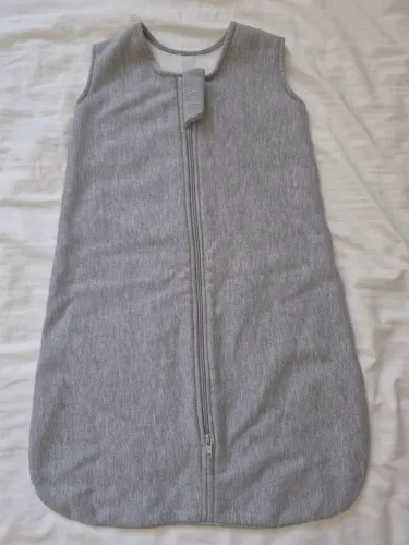 Saco de Dormir Moletom Peluciado Cinza marca Sling Go