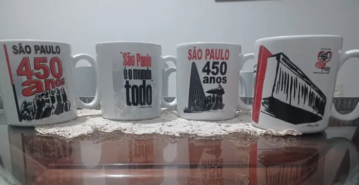 ANTIGAS CANECAS 450 ANOS SÃO PAULO 