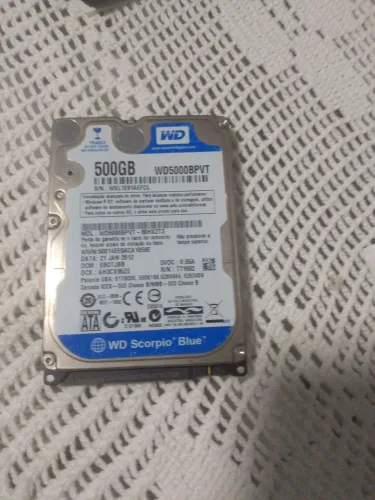 HD para notebook 500gb