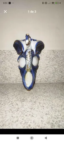 Objeto para decoração em porcelana