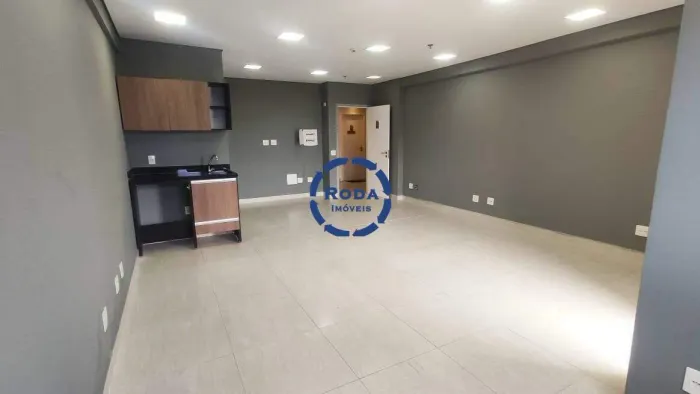 Sala comercial para aluguel, 1 vaga, Encruzilhada - Santos/SP
