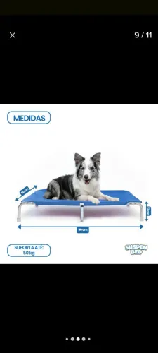 Cama ortopédica para PET 