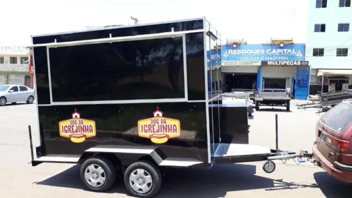 Trailer em Chapa Xadrez com Emplacamento Incluso 