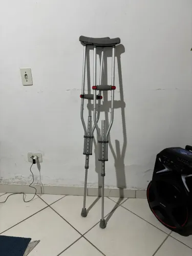 Muleta Hidrolight Alumínio Adulto Até 130kg
