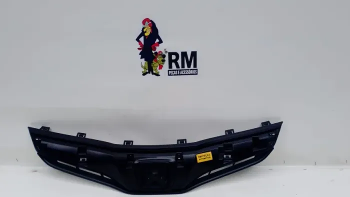 Grade Superior Dianteira Honda Fit 2013/2014 Preto Fosco