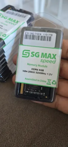Memória notebook ddr4 8gb 3200mhz nova