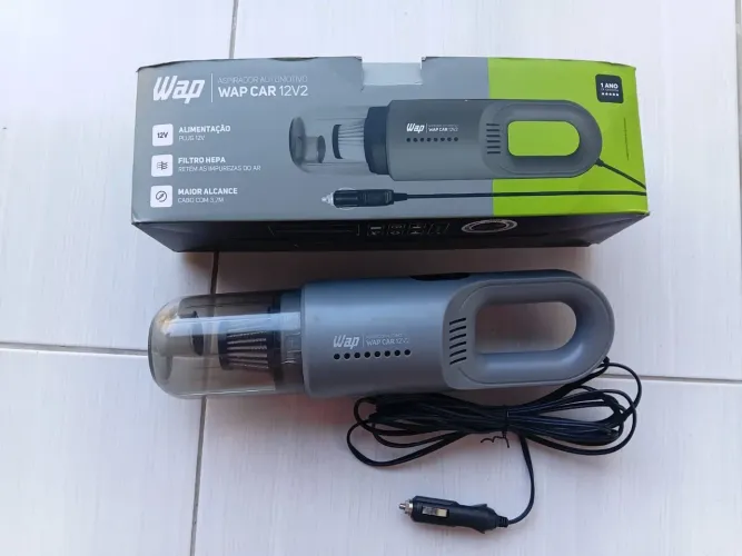 ASPIRADOR DE PÓ PRA CARRO WAP 12v semi novo
