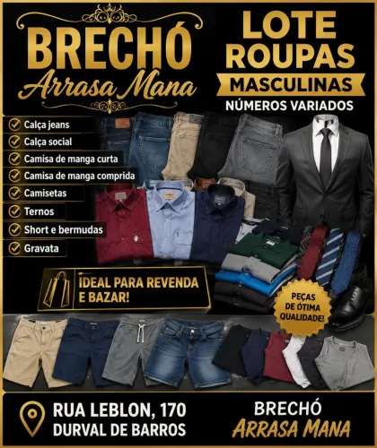 Lote masculino números variados