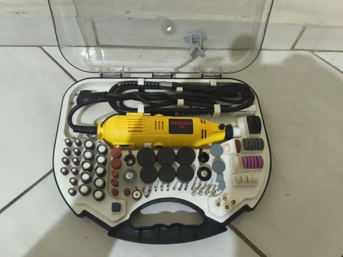 Micro retífica 130w com acessórios 