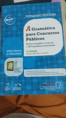 Livro A gramática para concursos públicos - Fernando Pestana