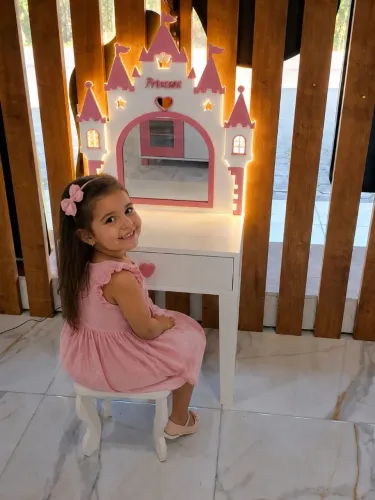 Penteadeira com led infantil nova