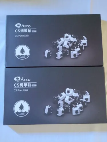 2x Kit Com 45 Unidades Switch Para Teclado Mecânico Akko CS Piano LUBED - (NOVOS)
