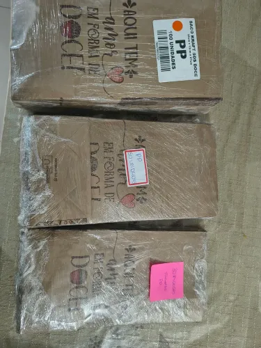 Sacos para delivery doces tamanho pp