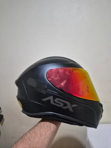 Capacete ASX PRETO FOSCO