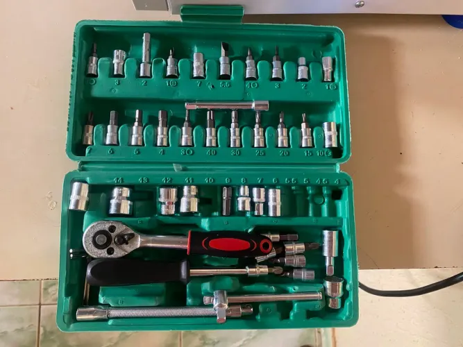 Conjunto soquete 46 peças
