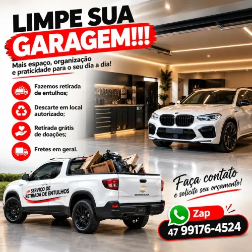 Entulho retirada
