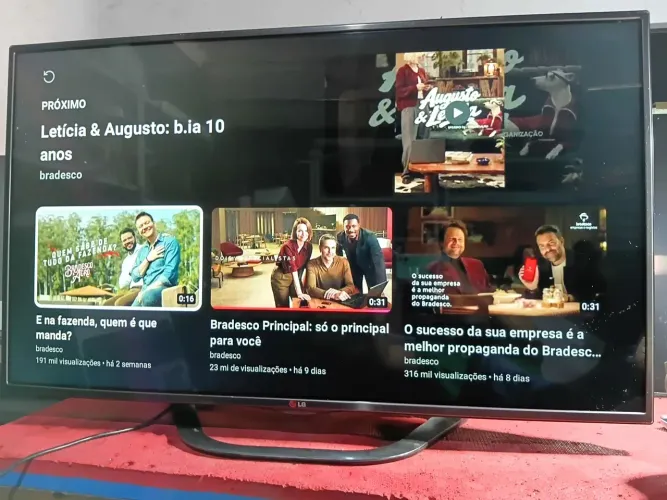 Tv lg 47 polegadas digital (pega you tube)