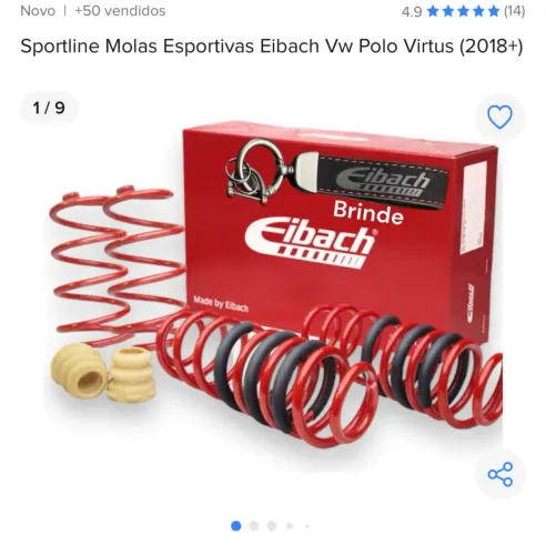 MOLAS EIBACH SPORTLINE POLO/VIRTUS 2018+++