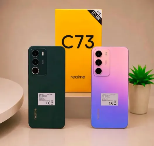 REALME C73 4G 128GB ROM 4GB RAM 1 ANO DE GARANTIA VERDE / LILAS