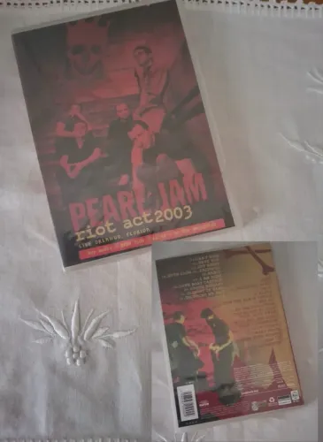 DVD pearl jam riot act 2003. Lacrado