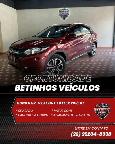 Honda HR-V EXL 1.8 Flexone 16V 5P Aut. 2018