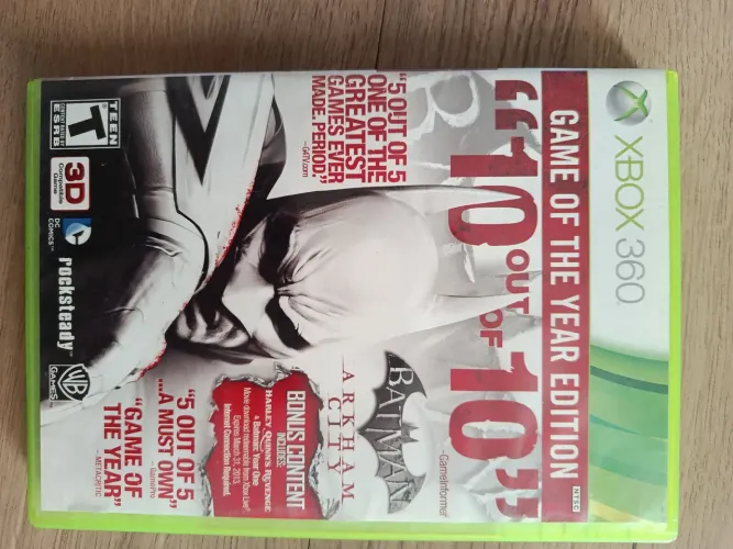 Vendo jogo de Xbox Batman Arkham City