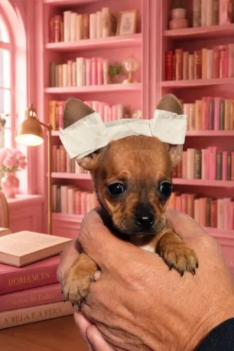 BBS DE PINSCHER ZERO, JÁ COM A PRIMEIRA DOSE DA VACINA IMPORTADA.