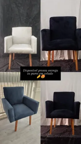 Poltronas elegante escritório 