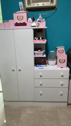 Guarda-Roupa Infantil Completo Branco - Lindo e Espaçoso