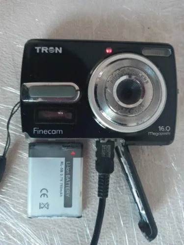 Câmera Digital Tron Finecam 16MP Com Defeito - Para Peças ou Conserto