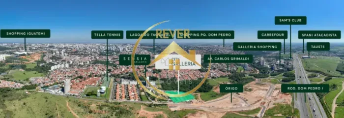 Apartamento à venda em Campinas, Taquaral, com 2 quartos, com 49.5 m², city Galleria