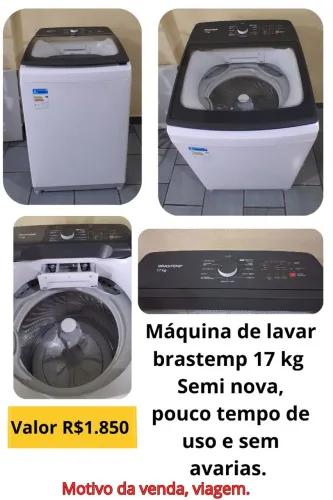 Vendo máquina 17kg