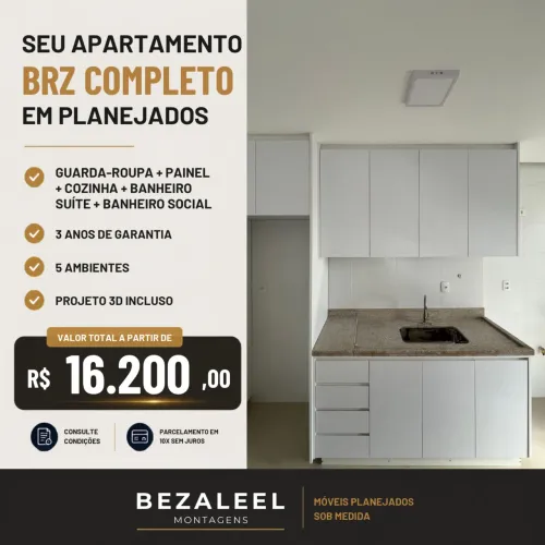 APARTAMENTO BRZ COMPLETO EM MÓVEIS PLANEJADOS ?