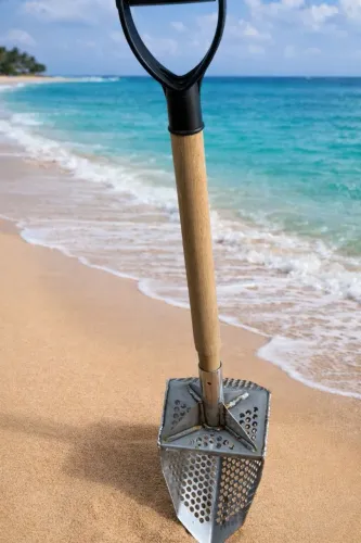 Detector Vanquish 400 e lindo Sand Scoop Premium.