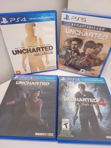 Coleção Uncharted PS4 e PS5 