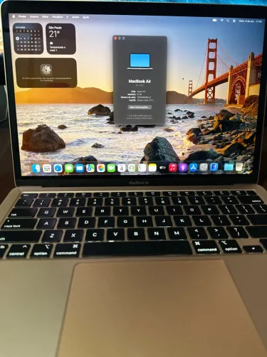 MacBook Air M1 8 GB RAM / 100% Bateria / Gold Rose