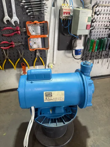 Motor bomba 3cv 220/440 monofásica revisada.