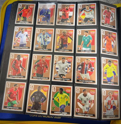Figurinhas Legends Panini 2026 - valores na descrição