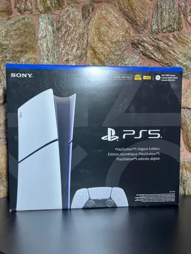 CONSOLE PLAYSTATION 5 SLIM MIDIA DIGITAL - NOVO - SOMOS LOJA - TEMOS GARANTIA