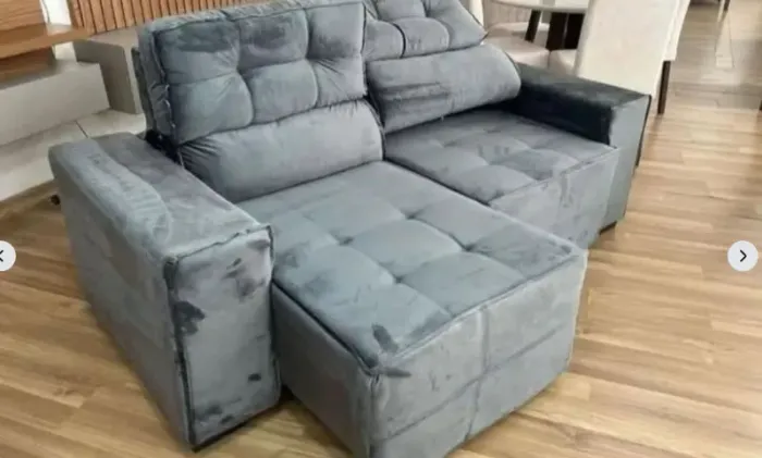 Sofá direto de fábrica, variedade de modelos e tamanhos, trabalhamos com material Suede,